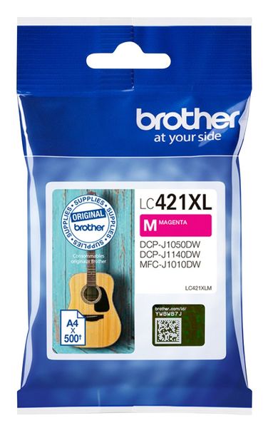 Brother LC-421XLM ink cartridge 1 pc(s) Original High (XL) Yield Magenta