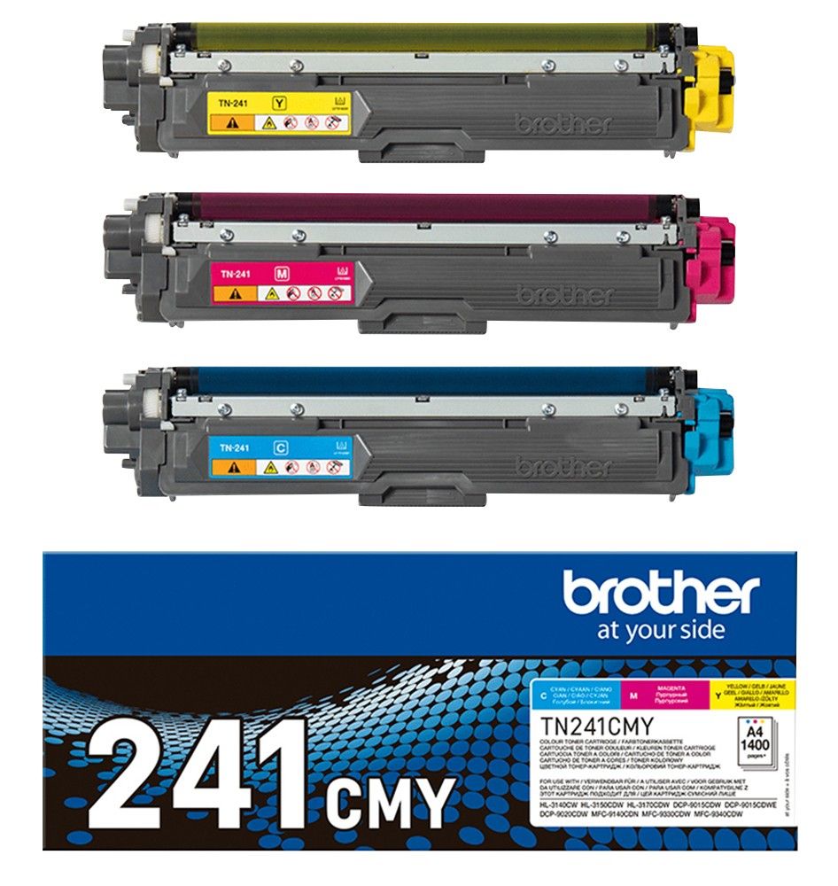 Brother TN-241CMY toner cartridge 3 pc(s) Original Cyan Magenta Yellow - Image 1