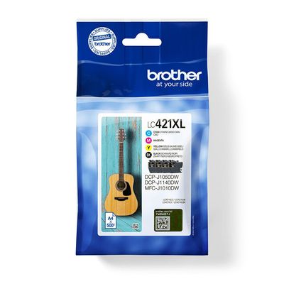 Brother LC-421XLVAL Ink cartridge multi pack Bk.C.M.Y. 4x500 pages Pac