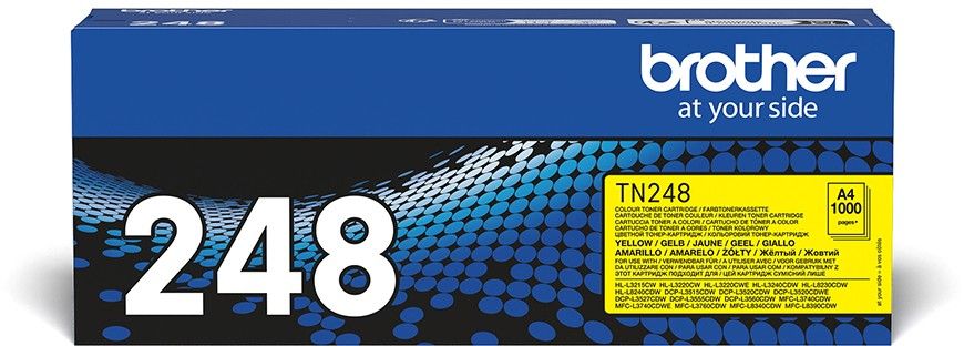 Brother TN-248Y Toner-kit yellow. 1K pages ISO/IEC 19752 for Brother D - Image 1
