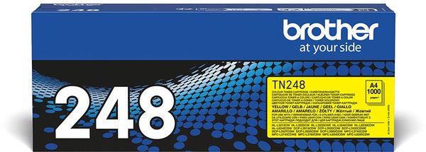 Brother TN-248Y Toner-kit yellow. 1K pages ISO/IEC 19752 for Brother D