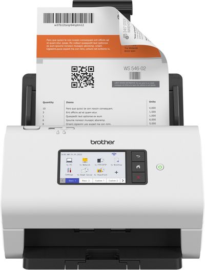 Brother ADS-4900W ADF + Sheet-fed scanner 600 x 600 DPI A4 Black White