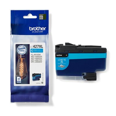 Brother LC-427XLC Ink cartridge cyan high-capacity. 5K pages ISO/IEC 2