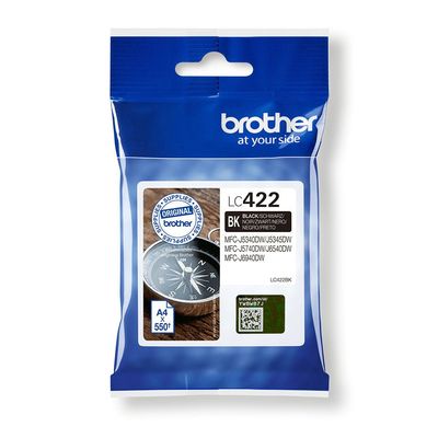 Brother LC-422BK Ink cartridge black. 550 pages for Brother MFC-J 5340
