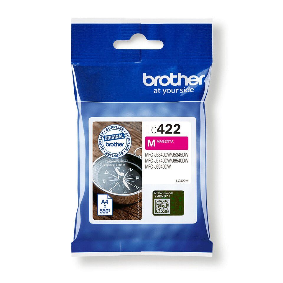 Brother LC422M ink cartridge 1 pc(s) Original Magenta - Image 1