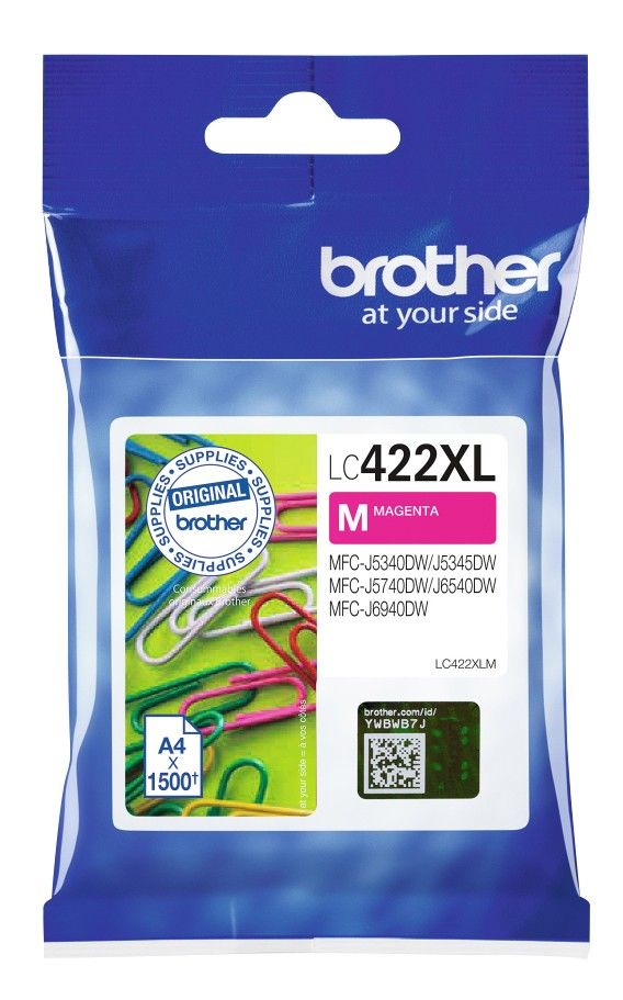 Brother LC422XLM ink cartridge 1 pc(s) Original Magenta - Image 1
