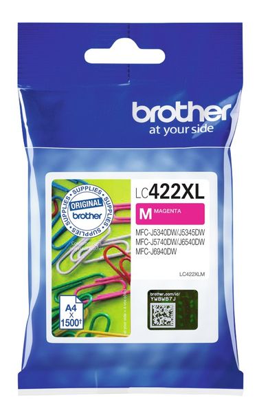 Brother LC422XLM ink cartridge 1 pc(s) Original Magenta