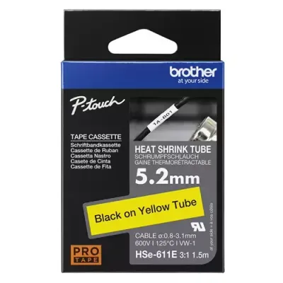 Brother HSE-611E label-making tape - Thumbnail 2