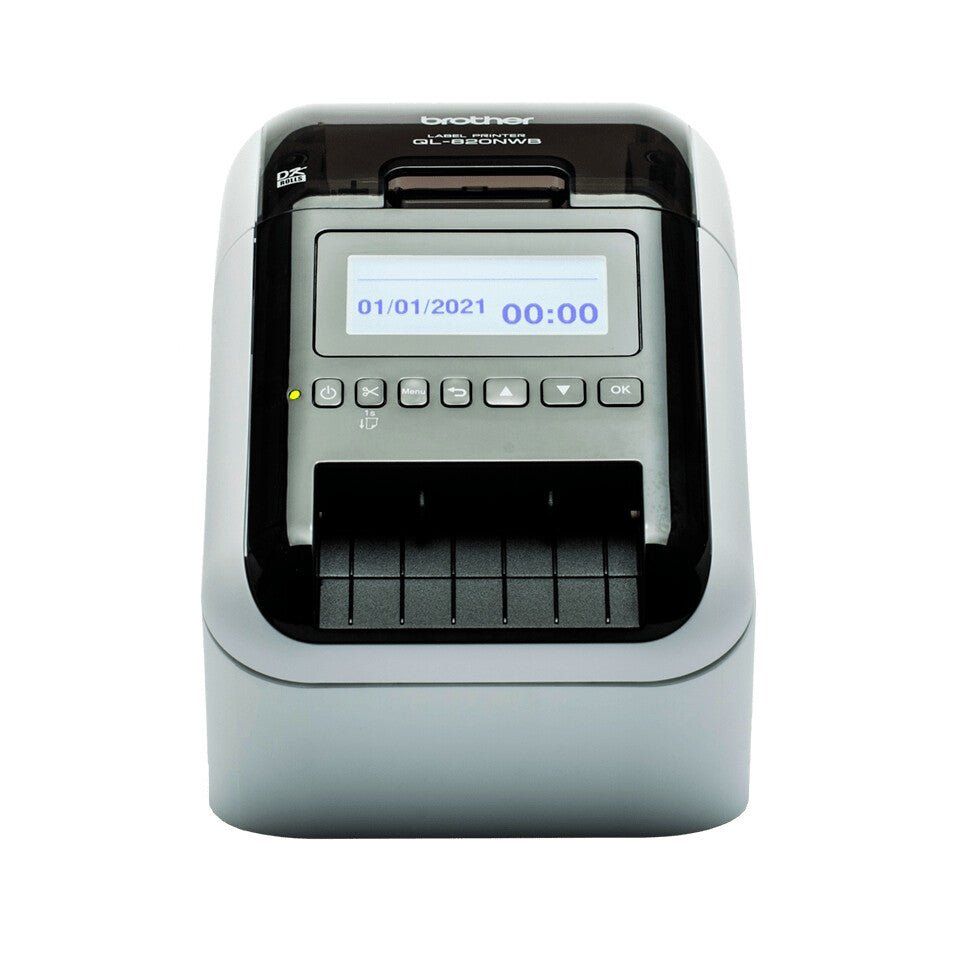 Brother QL-820NWBVMXX1 label printer Direct thermal Colour 300 x 600 DPI 176 mm/sec Wired & Wireless Ethernet LAN DK Wi-Fi Bluetooth - Image 1