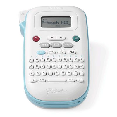 BROTHER PT-N10 Label Maker - White & Blue