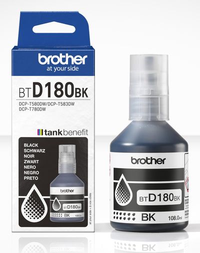 Brother BTD180BK Black Genuine Ink Bottle - Thumbnail 2