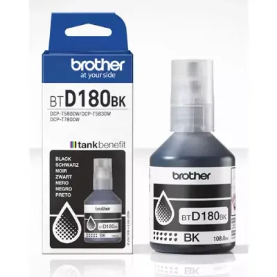 Brother BTD180BK Black Genuine Ink Bottle