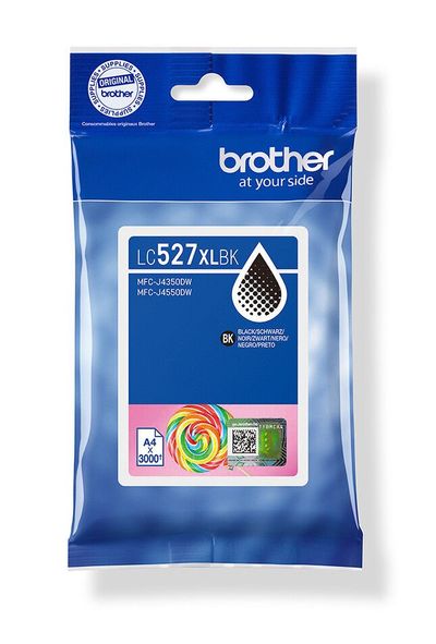 Brother Genuine LC527XLBK High Yield Ink Cartridge - Black - Thumbnail 2