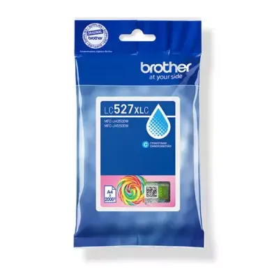 Brother Genuine LC527XLC High Yield Ink Cartridge - Cyan - Thumbnail 3