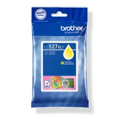 Brother Genuine LC527XLY High Yield Ink Cartridge - Yellow - Thumbnail 2