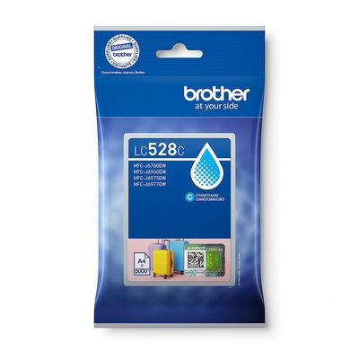 Brother LC-528C Ink cartridge cyan extra High-Capacity. 5K pages ISO/I