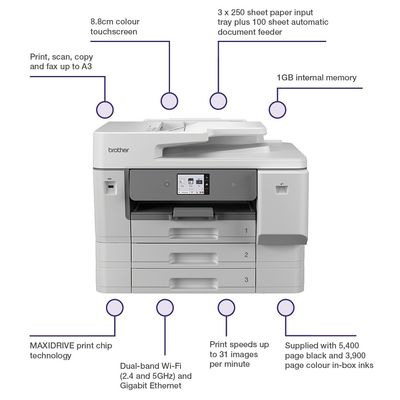 Brother MFC-J6977DW multifunction printer Inkjet A3 1200 x 4800 DPI Wi-Fi