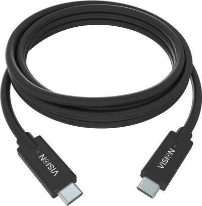 Vision TC 1MUSBC/BL USB cable USB 3.2 Gen 1 (3.1 Gen 1) 1 m USB C Black