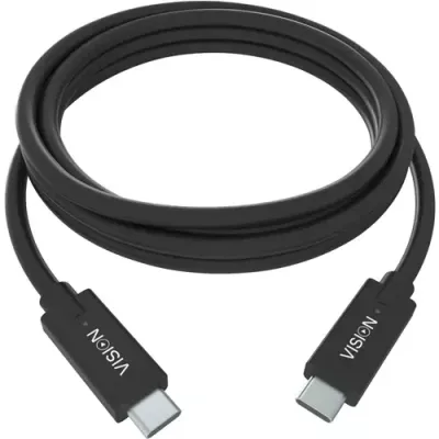 Vision TC 1MUSBC/BL USB cable USB 3.2 Gen 1 (3.1 Gen 1) 1 m USB C Black - Thumbnail 2