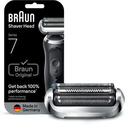 BRAUN Series 7 74S Electric Shaver Head Replacement - Silver