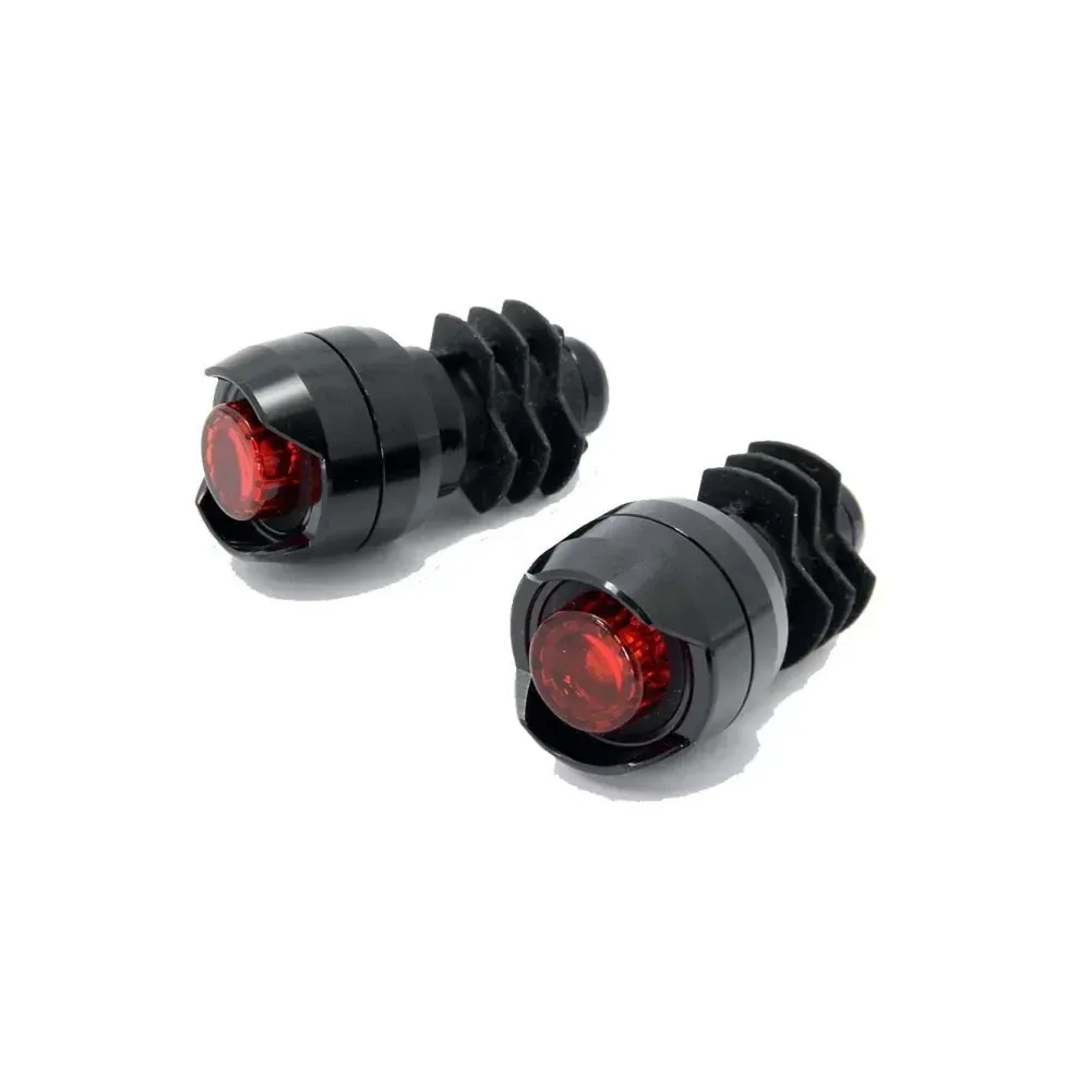 Cateye Orb Bar End Rear Bike Light Set Black - Image 1