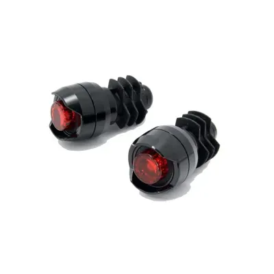 Cateye Orb Bar End Rear Bike Light Set Black