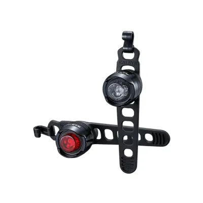 Cateye Orb Front/Rear Light Set Black