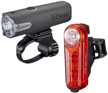 Cateye Sync Core and Kinetic Light Set Black - Thumbnail 2