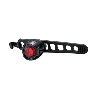 Cateye Orb Rechargeable Rear Bike Light Polished Black