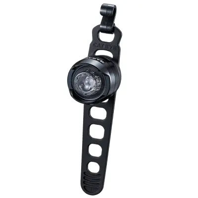 Cateye Orb Rechargeable Front Light Polished Black