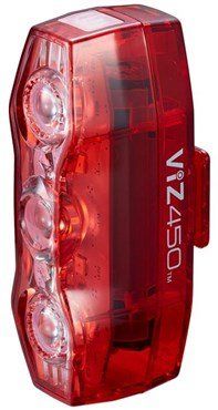Cateye Viz 450 Rear Light Red - Thumbnail 2