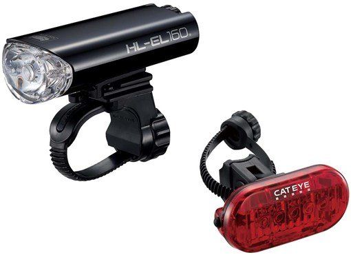 Cateye El-160 & Omni 5 Battery Light Set - Image 1