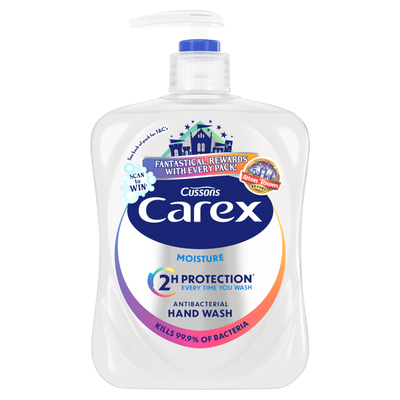 Carex Moisture Antibacterial Hand Wash 500ml - Thumbnail 2
