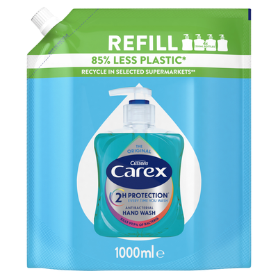 Carex Antibacterial Hand Wash Original Refill 1L - Thumbnail 2