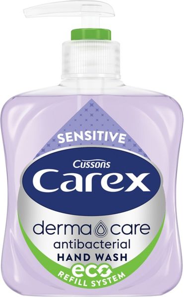 Carex Handwash Sensitive 250ml Anti-Bacterial (Pack 6) - 31174