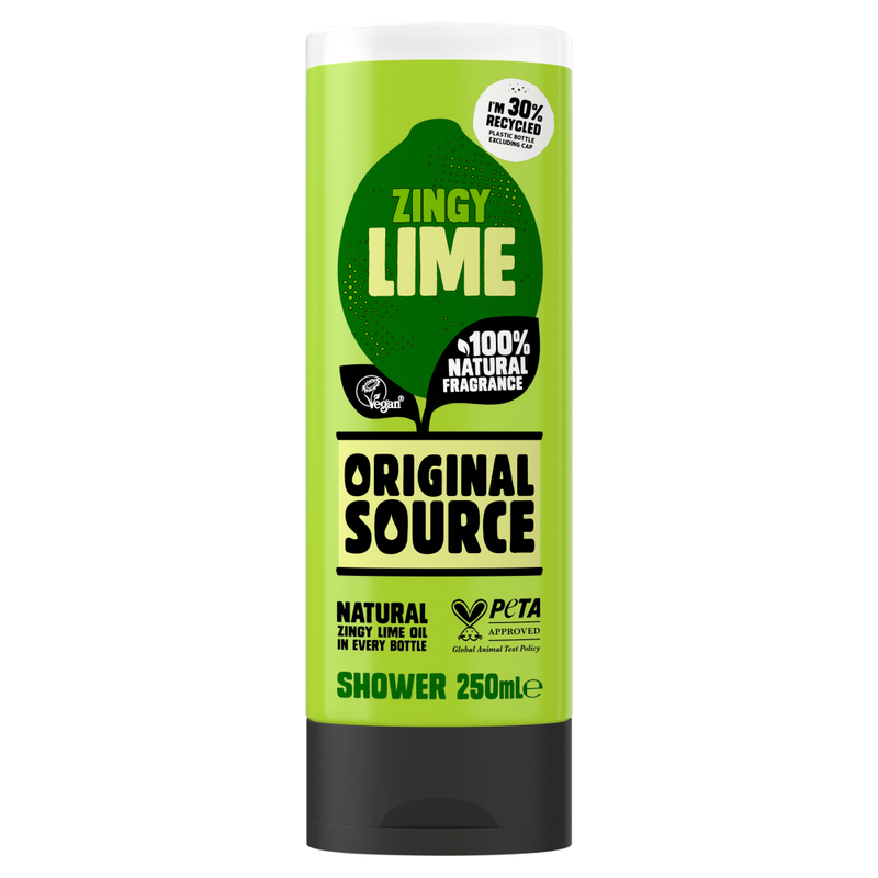 Original Source Zingy Lime Shower Gel 250ml - Image 1