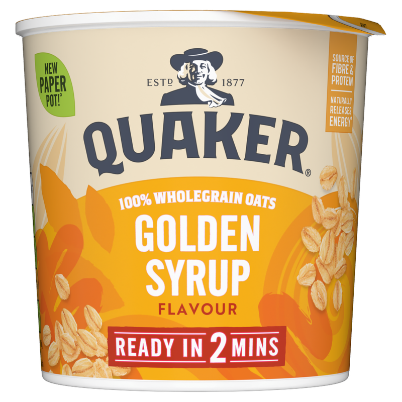 Quaker Oat So Simple Golden Syrup Porridge Pot 57g - Image 1