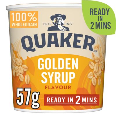 Quaker Oat So Simple Golden Syrup Porridge Pot 57g - Thumbnail 2