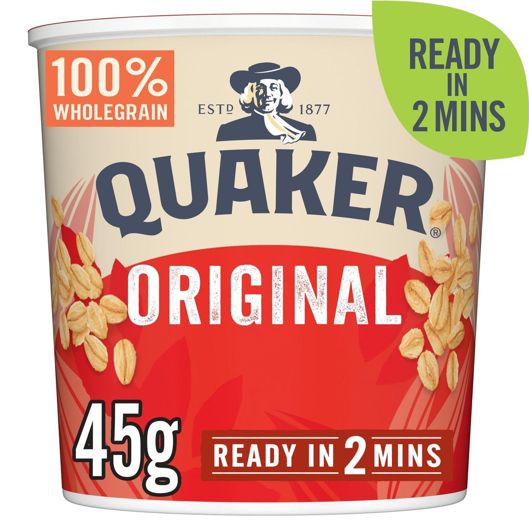Quaker Oat So Simple Original Porridge Pot 45g - Image 1