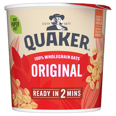 Quaker Oat So Simple Original Porridge Pot 45g - Thumbnail 2