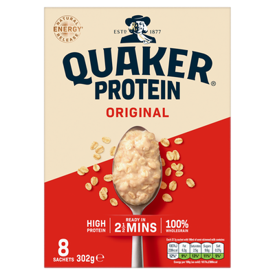 Quaker Oat So Simple Protein Original Porridge Sachets 8 x 37.75g