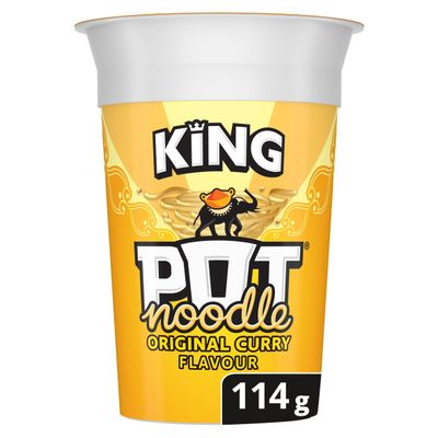 Pot Noodle King Pot Noodle Original Curry 114 g - Thumbnail 2