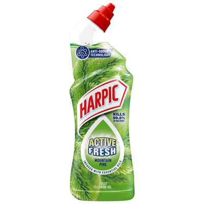 Harpic Active Fresh Toilet Cleaner Gel, Mountain Pine, 750ml