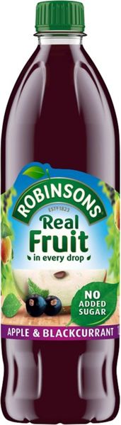 Robinsons Apple & Blackcurrant No Added Sugar Squash 1L