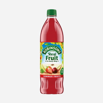 Robinsons Real Fruit Summer Fruits Flavour Juice Drink Squash - Thumbnail 2