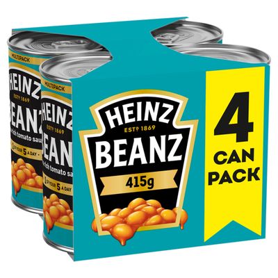 Heinz Baked Beans 4 x 415g - Thumbnail 2