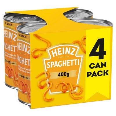 Heinz Tinned Spaghetti 4 x 400g - Thumbnail 2