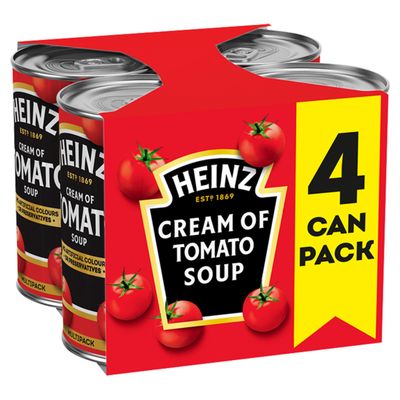 Heinz Cream of Tomato Tinned Soup 4 x 400g - Thumbnail 2