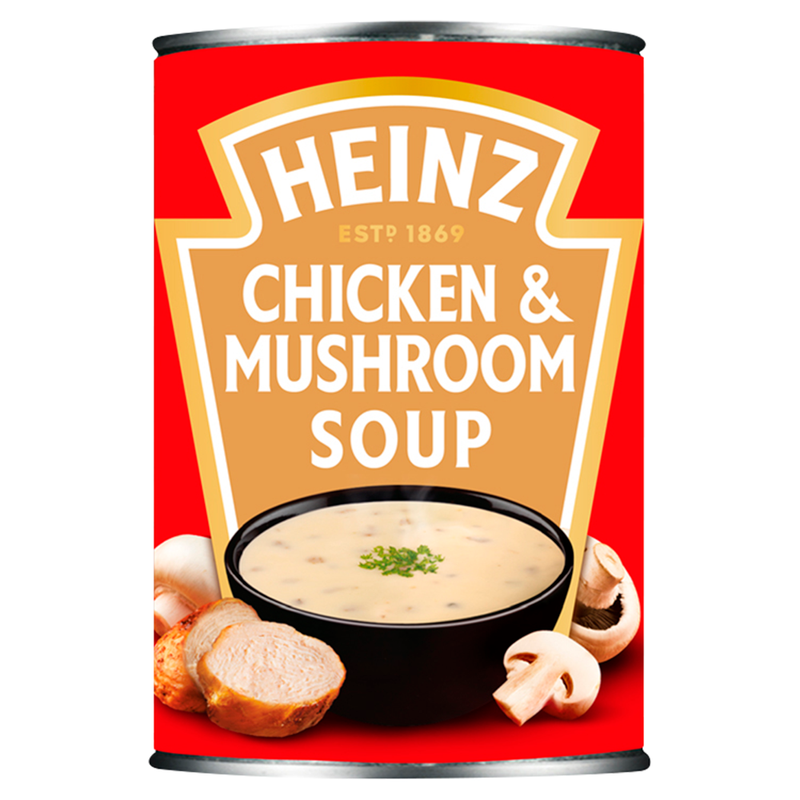 Heinz Chicken & Mushroom Tinned Soup 400g - Image 1