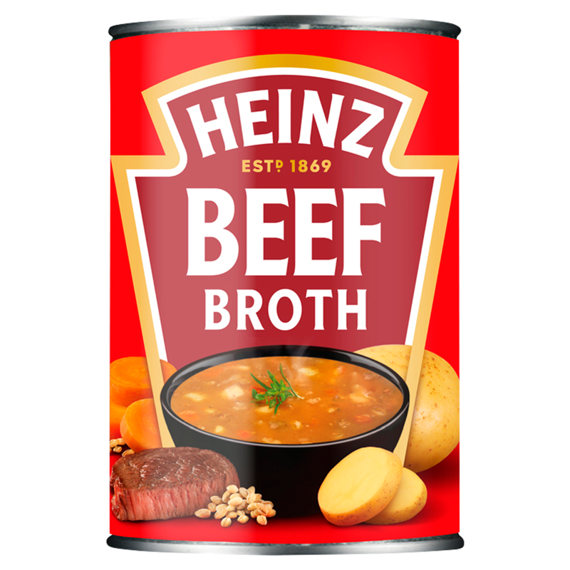 Heinz Beef Broth Tinned Soup 400g - Image 1